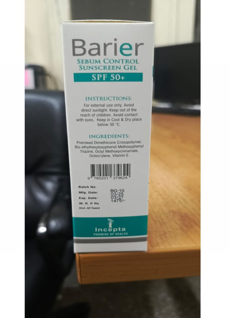 Barier Sunscreen Gel SPF50+ - Image 3